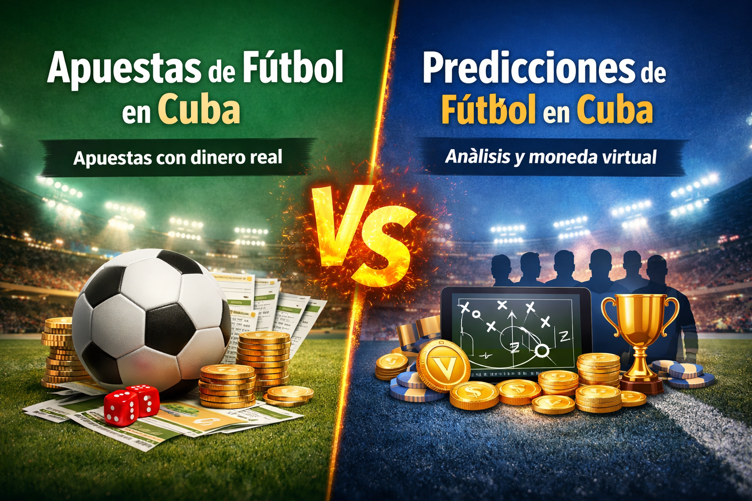 ALT IMAGEN DESTACADA Apuestas de fútbol en Cuba versus predicciones de fútbol con análisis y comunidad deportiva